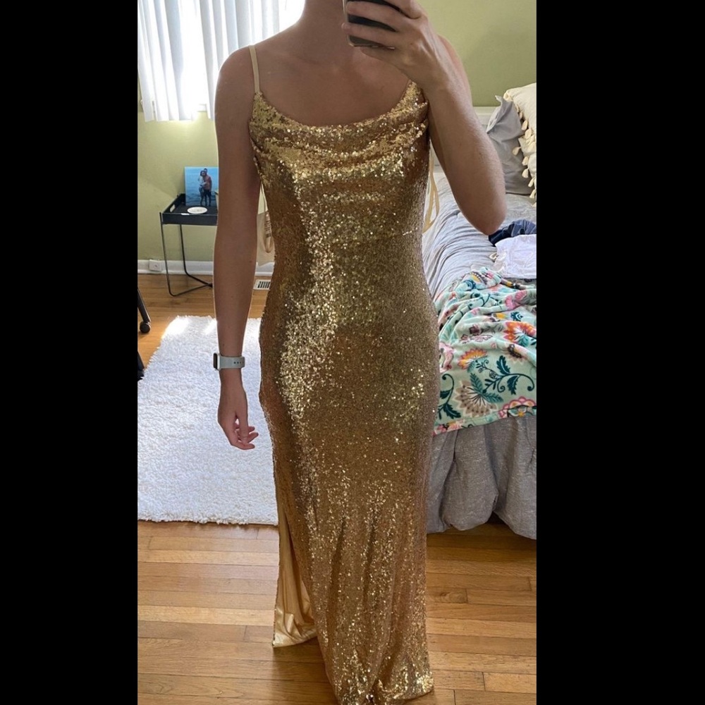 Gold Dress